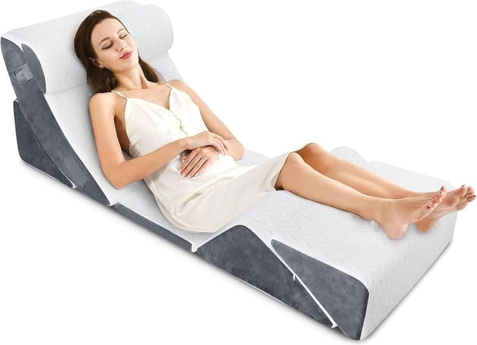 Goodivery ® Ergonomisch 6-Delig Wedge Kussen Set voor Rug- en Been Ondersteuning