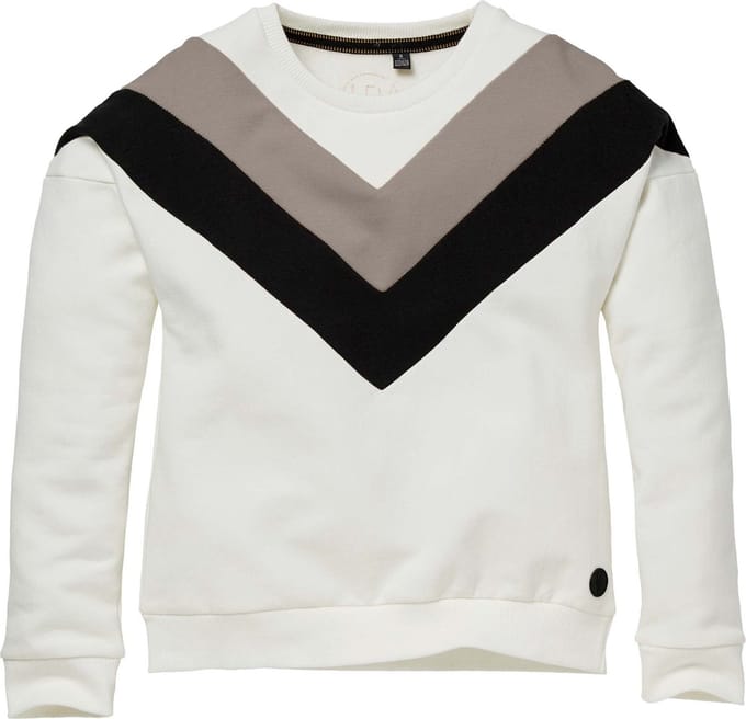 Levv sweater Robijn off white voor meisjes - maat 140