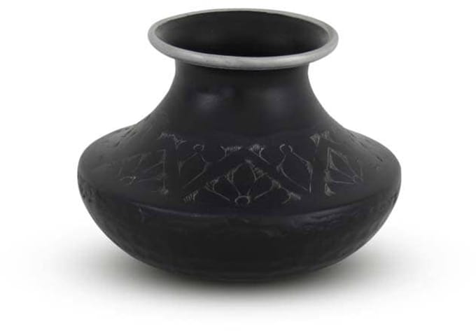 Safaary - Hammam Pot Zwart Vintage Ø 15cm