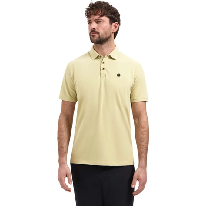 No Excess Polo short sleeve basic yellow
