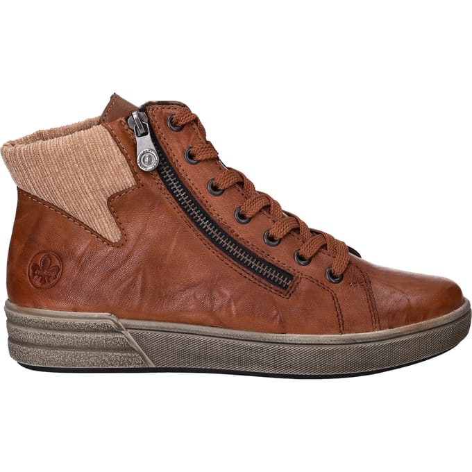 Rieker veterboots cognac - Dames - Maat 36
