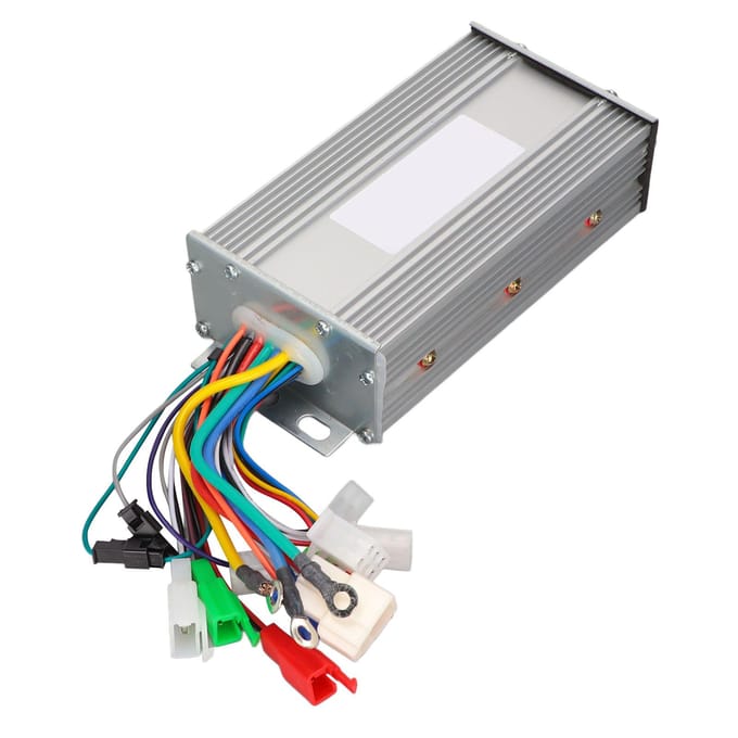 36V48V 500W Universele Borstelloze Snelheidsmotorcontroller met 12 Buizen voor Elektrische Dubbele Modus white