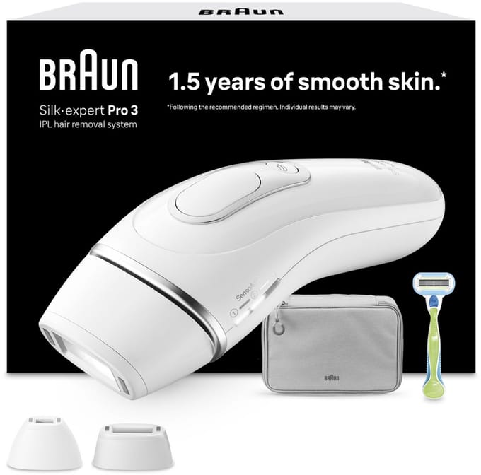 Braun IPL Silk·expert Pro 3 - IPL ontharingsapparaat - PL3122 - Ontharing Voor Thuis