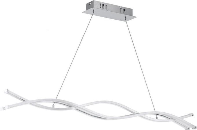 EGLO Lasana 2 - Hanglamp - 3 Lichts - Chroom - Wit