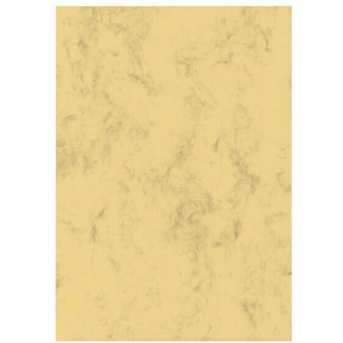 Sigel marmerpapier, DIN A4, 200 g/m², 50 vellen, FSC Mix Credit, zandbruin