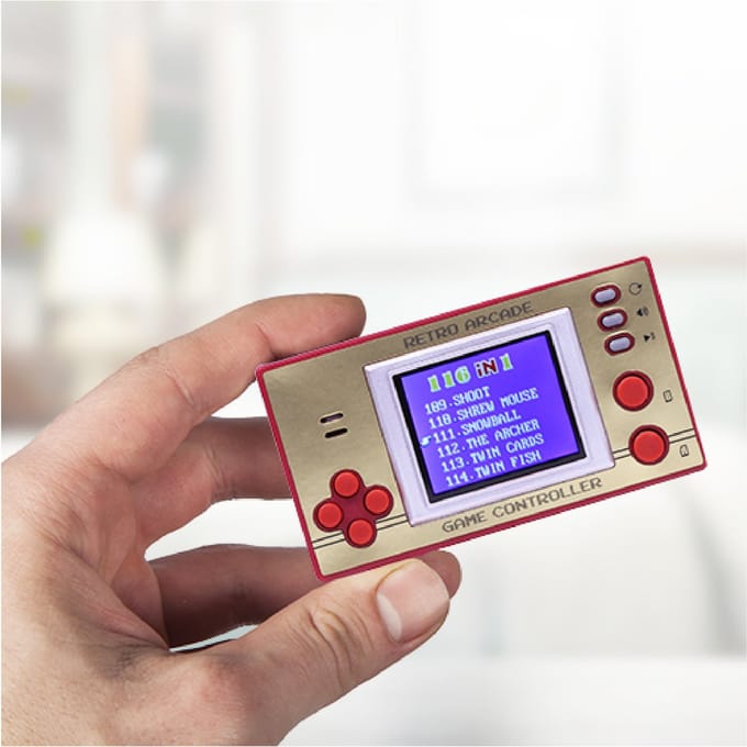 Retro Pocket Spellen met LCD scherm