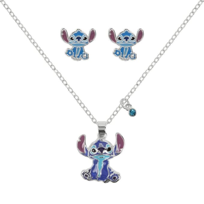 Lilo & Stitch Stitch Unisex Halsketting - zilverkleurig - Standard