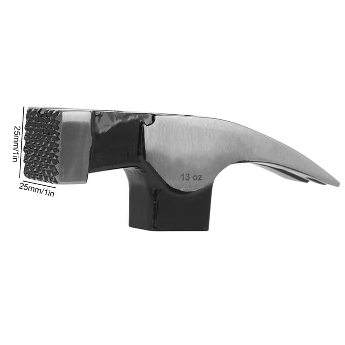 13oz Haakse Dubbele Vork Timmermansklauwhamerkop Houtbewerking Landbouwwerktuig white