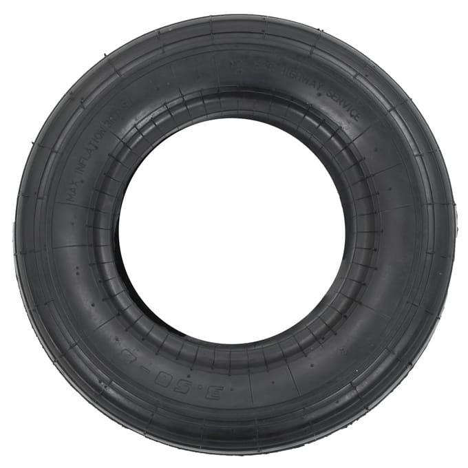 vidaXL - Kruiwagenband - 3.50-8 - 4PR - rubber