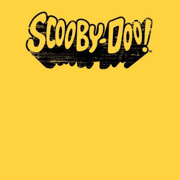 Scooby Doo Retro Mono Logo Men's T-Shirt - Yellow - M