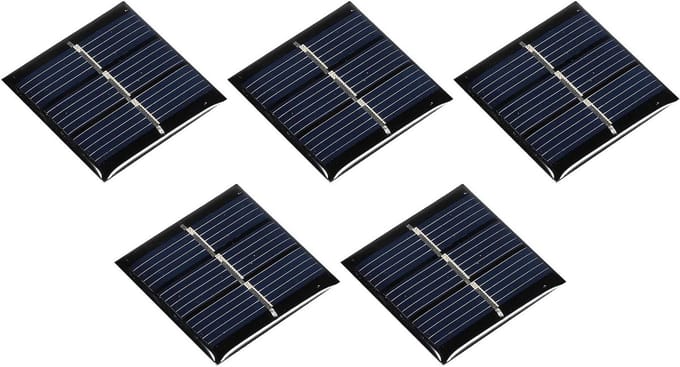 Mini Zonnecollectoren - Zonnecel Bouwpakket - Doe-het-zelf Energie - Polykristallijn Silicium - 30x30mm