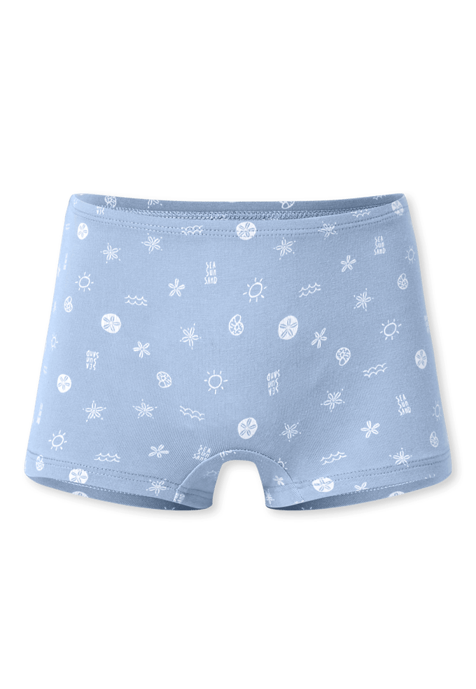 Shorts, set van 3, golven en schelpen, meerkleurig - 95/5 104