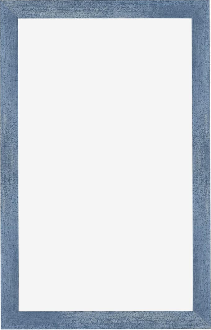 Fotolijst 33x48 cm - MDF - Helder Blauw Geveegd - Marseille