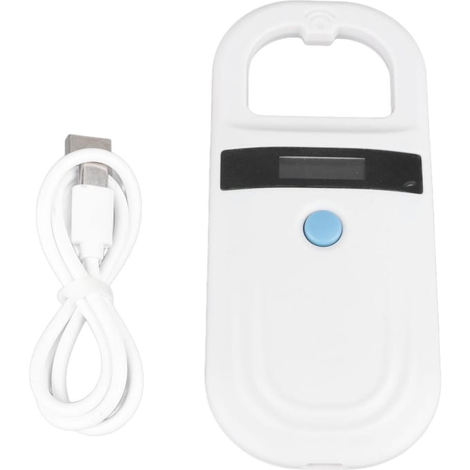 Huisdier Microchip Scanner Honden Paard Kat Varken ID Chip Tag Lezer Hoge Helderheid Display Herkenner 3.7V black