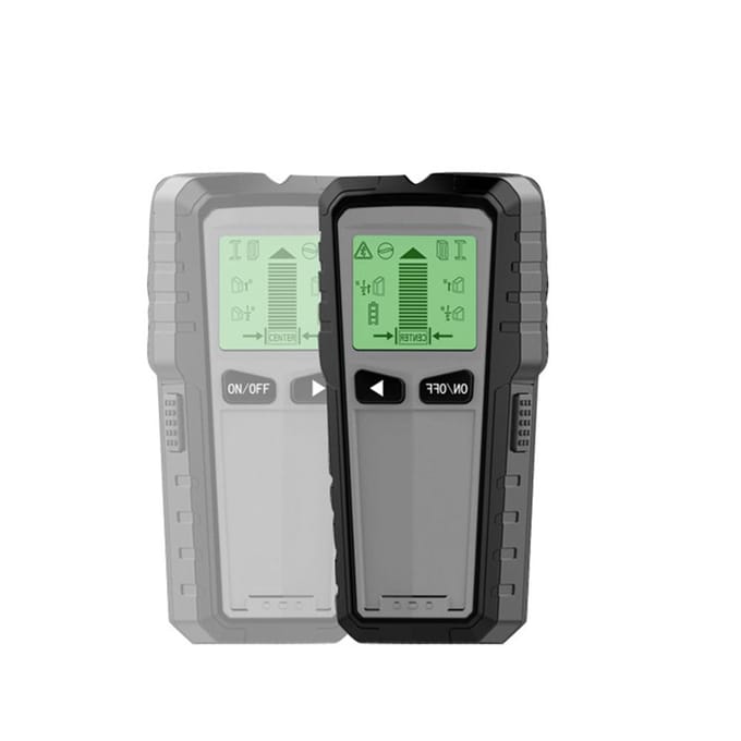 Stud Finder Wandscanner 5 in 1 Multifunctionele elektronische wanddetector Smart Stud Nail Finder grijs