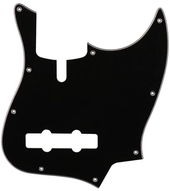Boston M4V-410-B pickguard, Sire Marcus Miller V-series 4-string, 4 ply, black