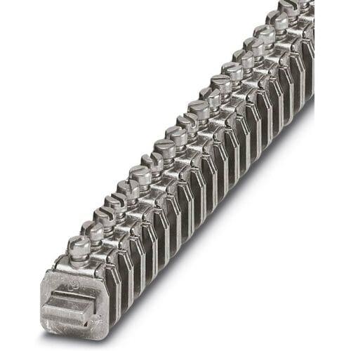 Phoenix Contact 0404017 Aansluitklem 7 mm Schroeven Zilver 50 stuk(s) Piece