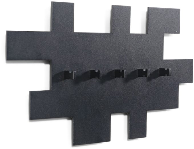 Spinder Design kapstok Tetromino - Zwart - 5 haken - Staal