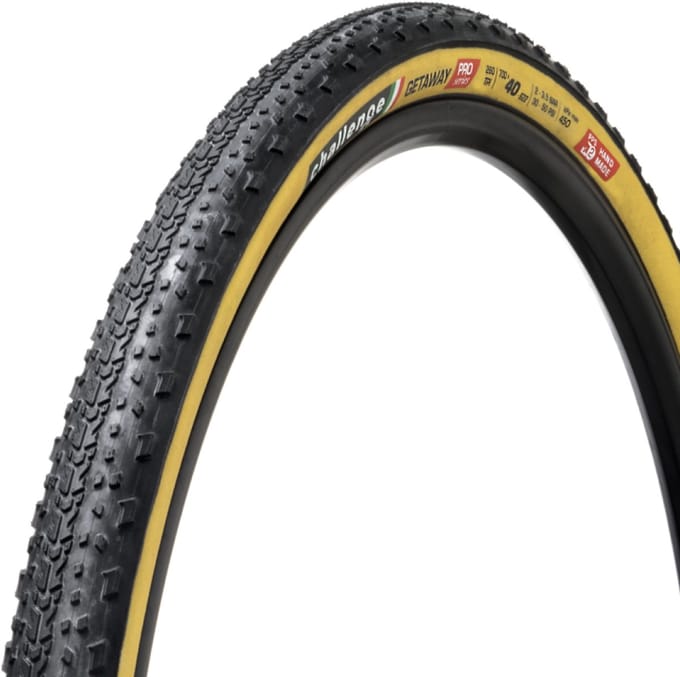 Challenge - Getaway Race Clincher TLR 700X40C Zwart / Bruin