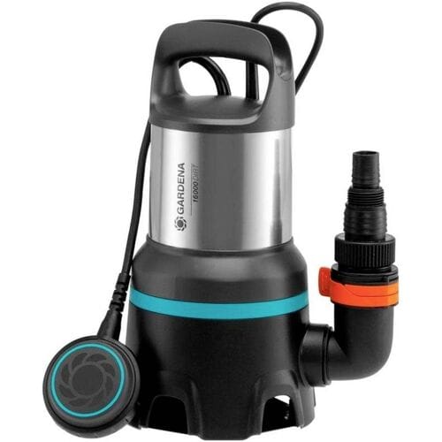 GARDENA 09042-61 16000 Dompelpomp voor vervuild water 16.000 l/h 7 m