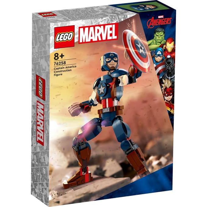 LEGO Marvel Captain America bouwfiguur Avengers Speelgoed - 76258