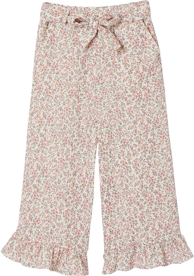 Vertbaudet Korte broek voor meisjes met ruches van katoenen gaas