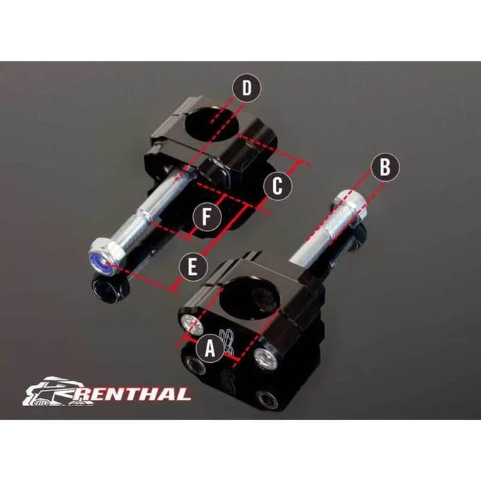Motorfiets stuur Renthal Ducati Desmo 450 MX 36Tech