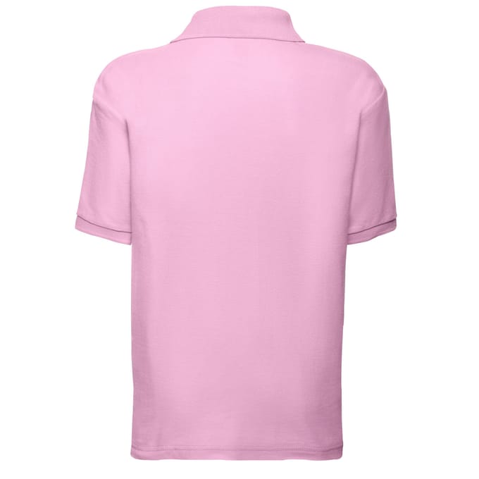Fruit of the Loom Kinder/Kinder 65/35 Poloshirt (Lichtroze)