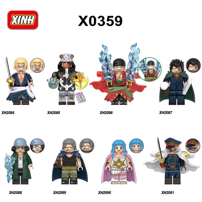 X0352 0353 0356 G0171 Kt1013 One Piece Bouwsteen Speelgoed