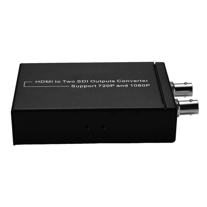 NK-M009 HDMI naar twee SDI converter audio-adapter Ondersteuning 720P / 1080P EU-stekker US Plug