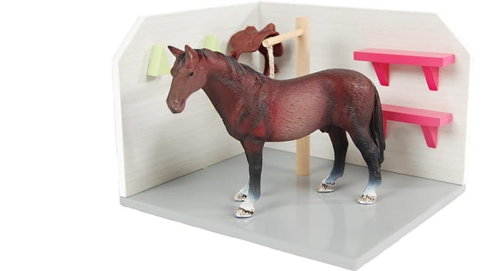 Kids Globe Paarden Wasbox - 1:24