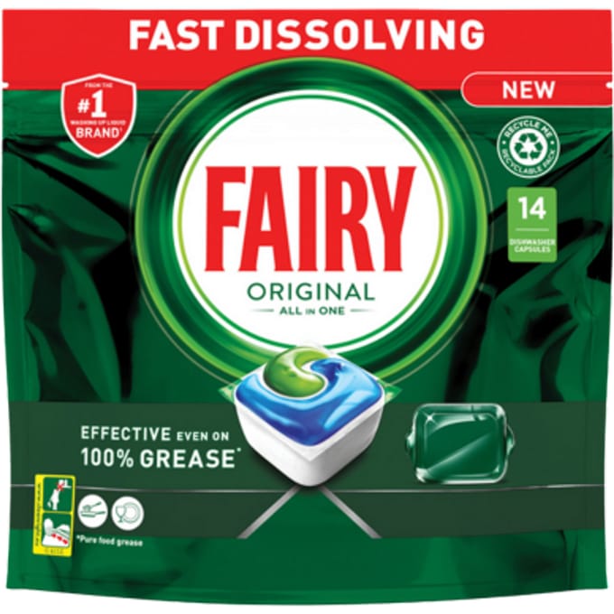 Fairy (Dreft) Dishwasher Tablets Original All In One 14 st