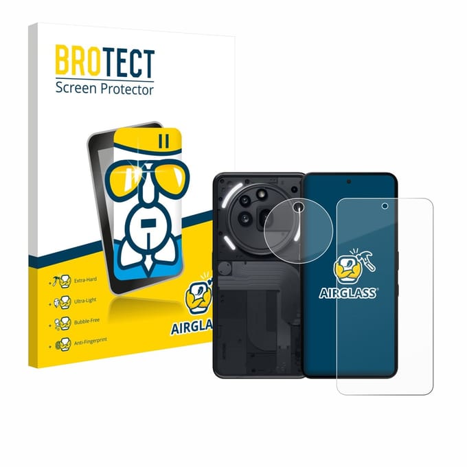 Screenprotector voor Nothing Phone (3a) Pro (Voor+Camera) Beschermglas transparant