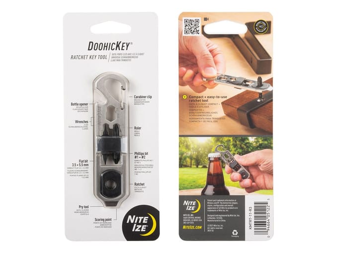Nite-Ize DoohicKey Ratchet Multitool Zilver