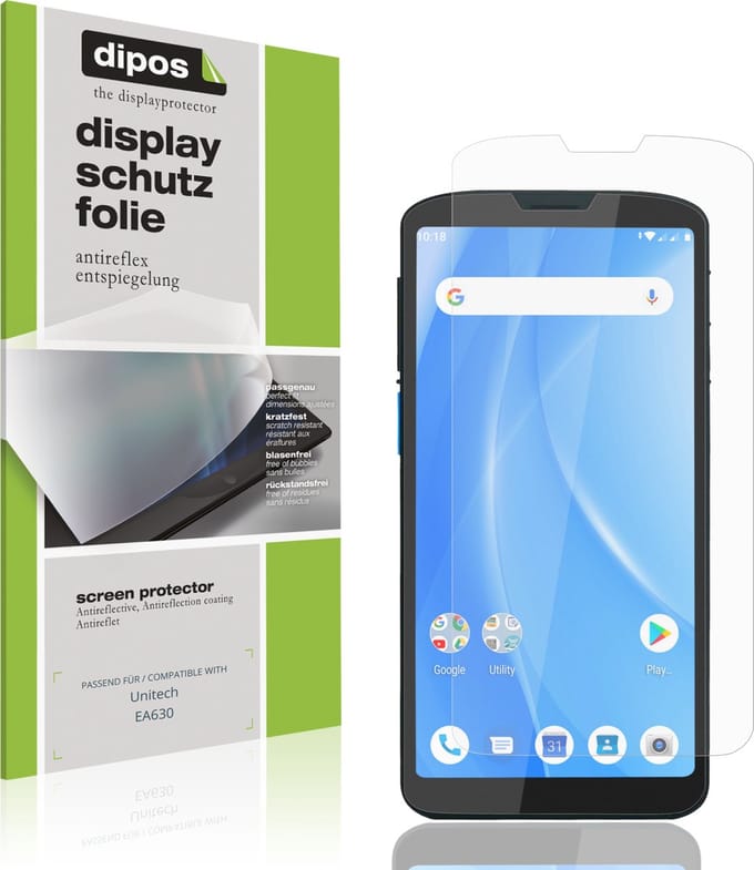dipos – 4x Matte Beschermfolie geschikt voor Unitech EA630 | Krasbestendige & antireflecterende Screenprotector Ultra-Thin