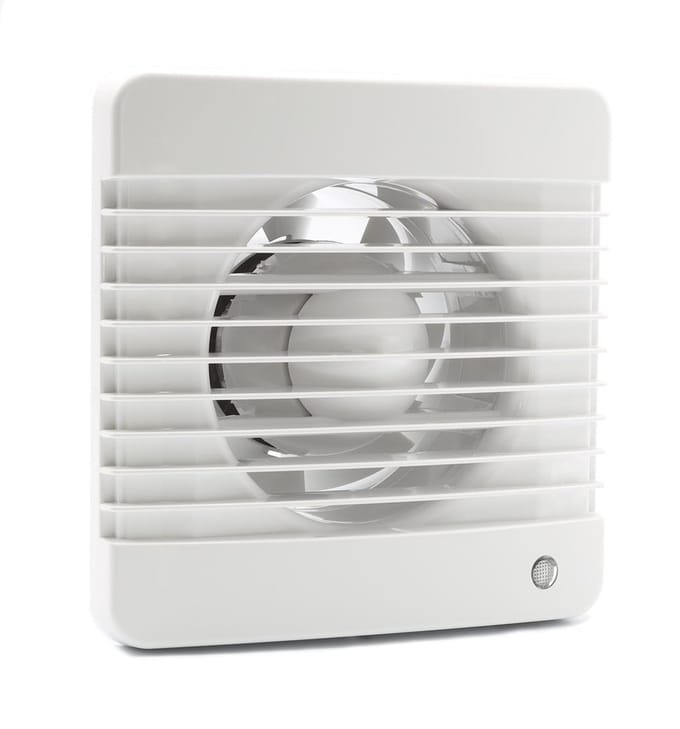 VoorVentilatie badkamer- en toiletventilator M 100 - Ø 100 mm - wit
