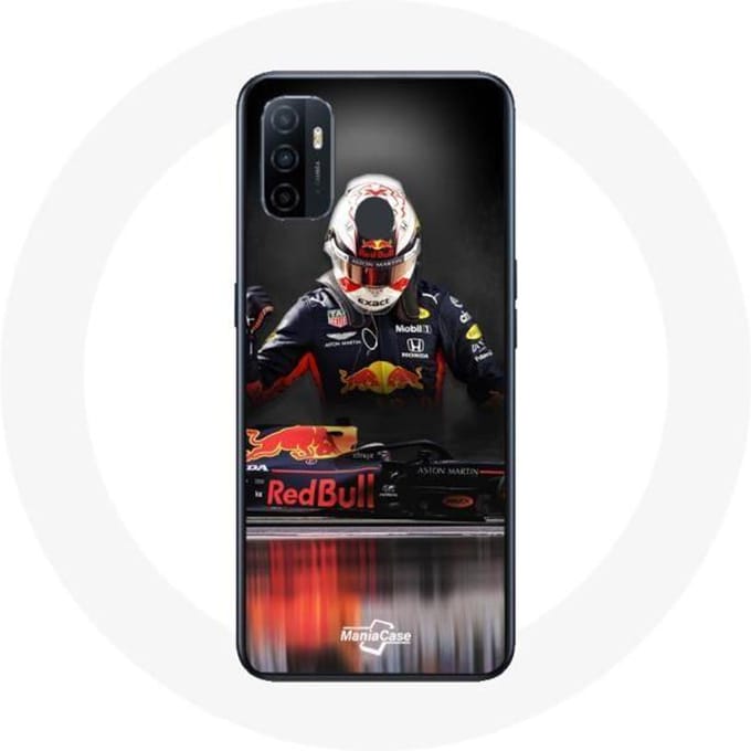 Hoesje - Red Bull - Oppo A53 - Formule 1 - Max Verstappen - Flexibel