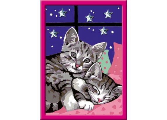 Ravensburger CreArt Sleepy Kitties - Schilderen op nummer voor kinderen