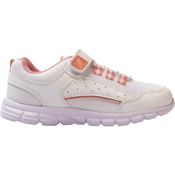 Firetrap Kindersneakers met klittenband (Wit/Roze)