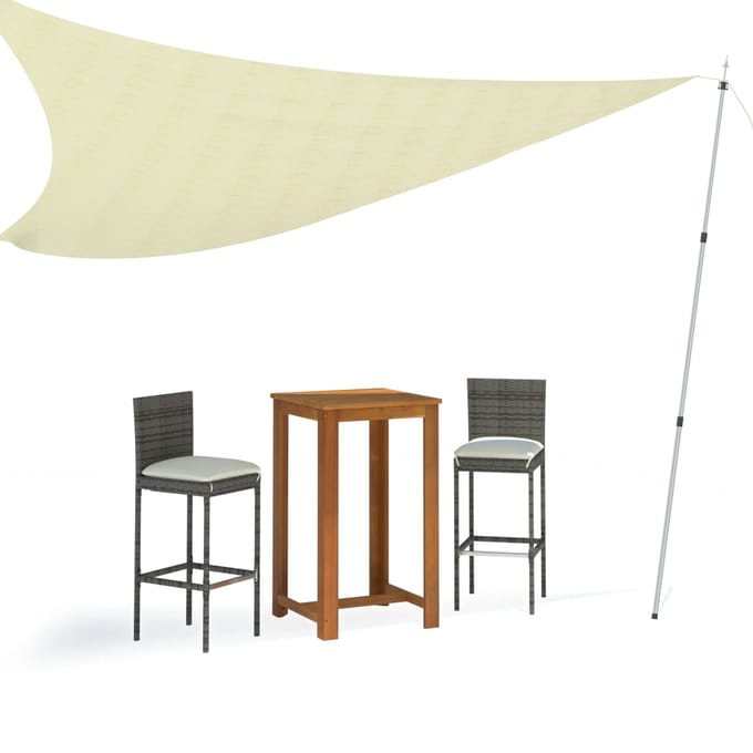 vidaXL - Luifelstok - telescopisch - 102-260 - cm - aluminium