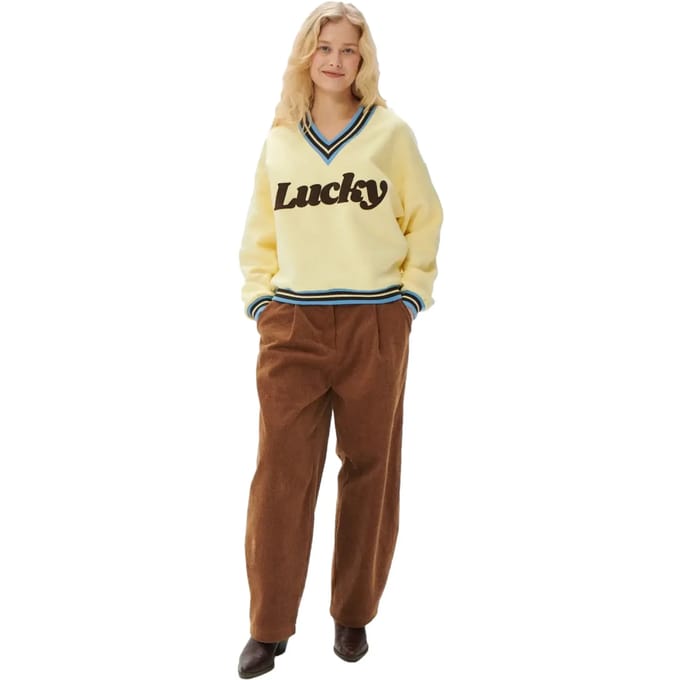 Dames sweatshirt She is Sunday Lucky