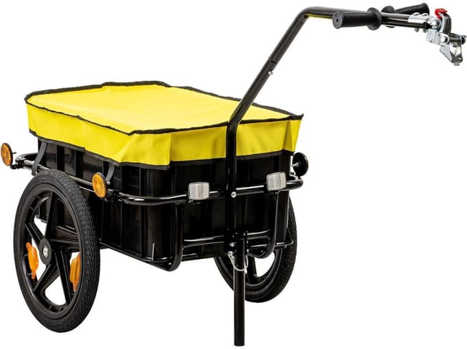 Fietskar Bagage - Fietsaanhanger - Aanhangwagen Fiets - Groot