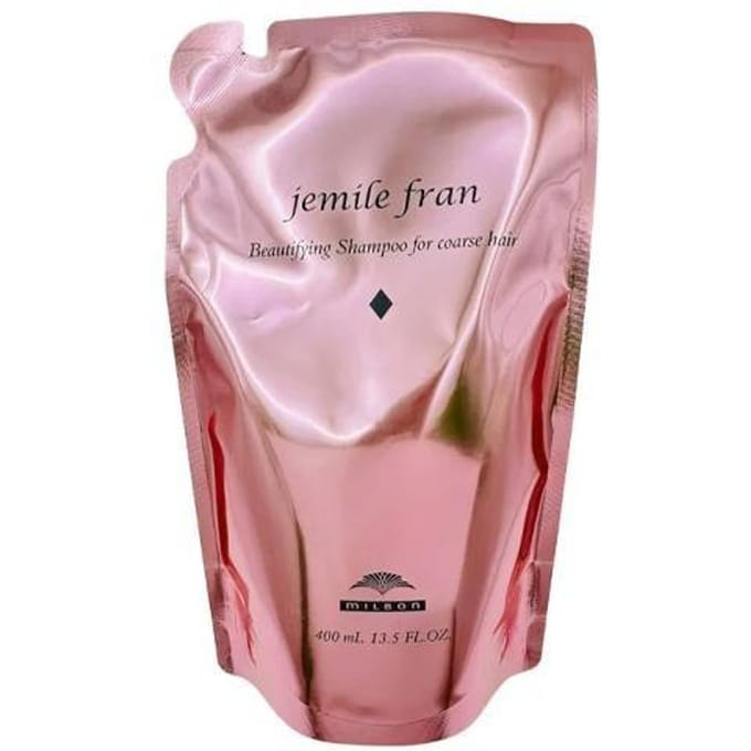 MILBON - Jemile Fran Beautifying Shampoo For Coarse Hair - 400ml Refill