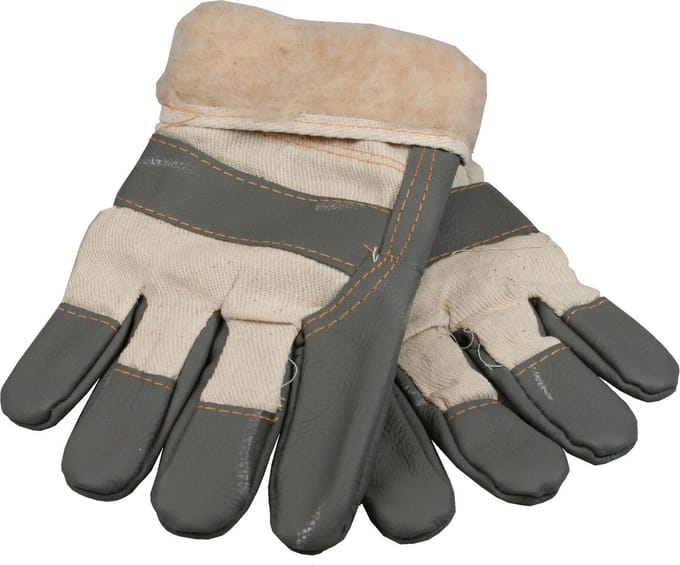 Benson Winter werkhandschoenen - Deluxe - Leder en bont - Maat 10 - Set