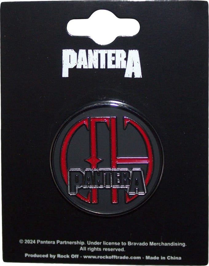 Pantera - Cowboys From Hell Logo Pin - Zwart