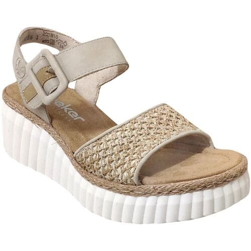Sandalen met sleehak Rieker 69176