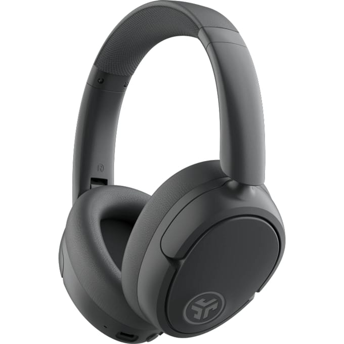 JLab Jbuds Lux ANC Draadloze Koptelefoon Bluetooth - Active Noise Cancelling Over Ear Hoofdtelefoon - 70 uur Batterijduur - Be Aware Audio - Multipoint - Aanpasbare Equalizer - Inklapbaar - Zwart
