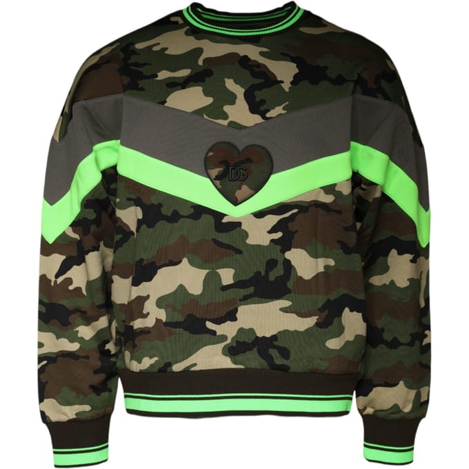 Camouflage Hart Sweatshirt Tsh86728