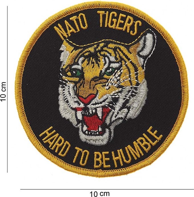 Embleem stof Nato tigers hard to be hun