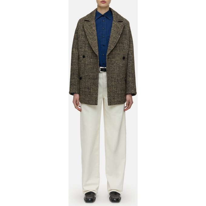 Closed Double Breasted Coat Jacket Biscotti Brown Taglia: S | Giacche corte Outlet | Donna | Marrone